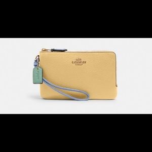 Coach Corner Colorblock Wristlet